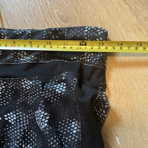 Champion Duo Dry Womens Capri Leggings Turquoise Black Stretch Workout Small - Picture 4 of 6